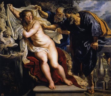 Susana y los ancianos 1610 Peter Paul Rubens desnudo Pinturas al óleo
